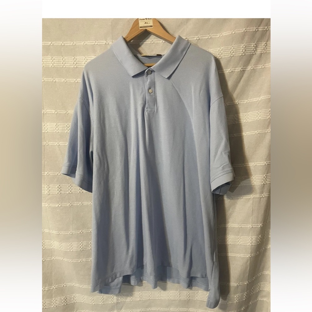 Gold Label Light Blue Men's Polo Shirt - Classic Short Sleeve